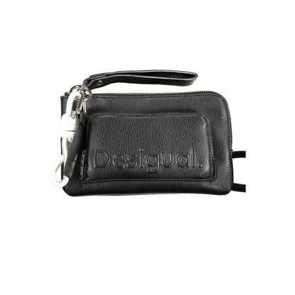Desigual Black Textured Crossbody Handbag