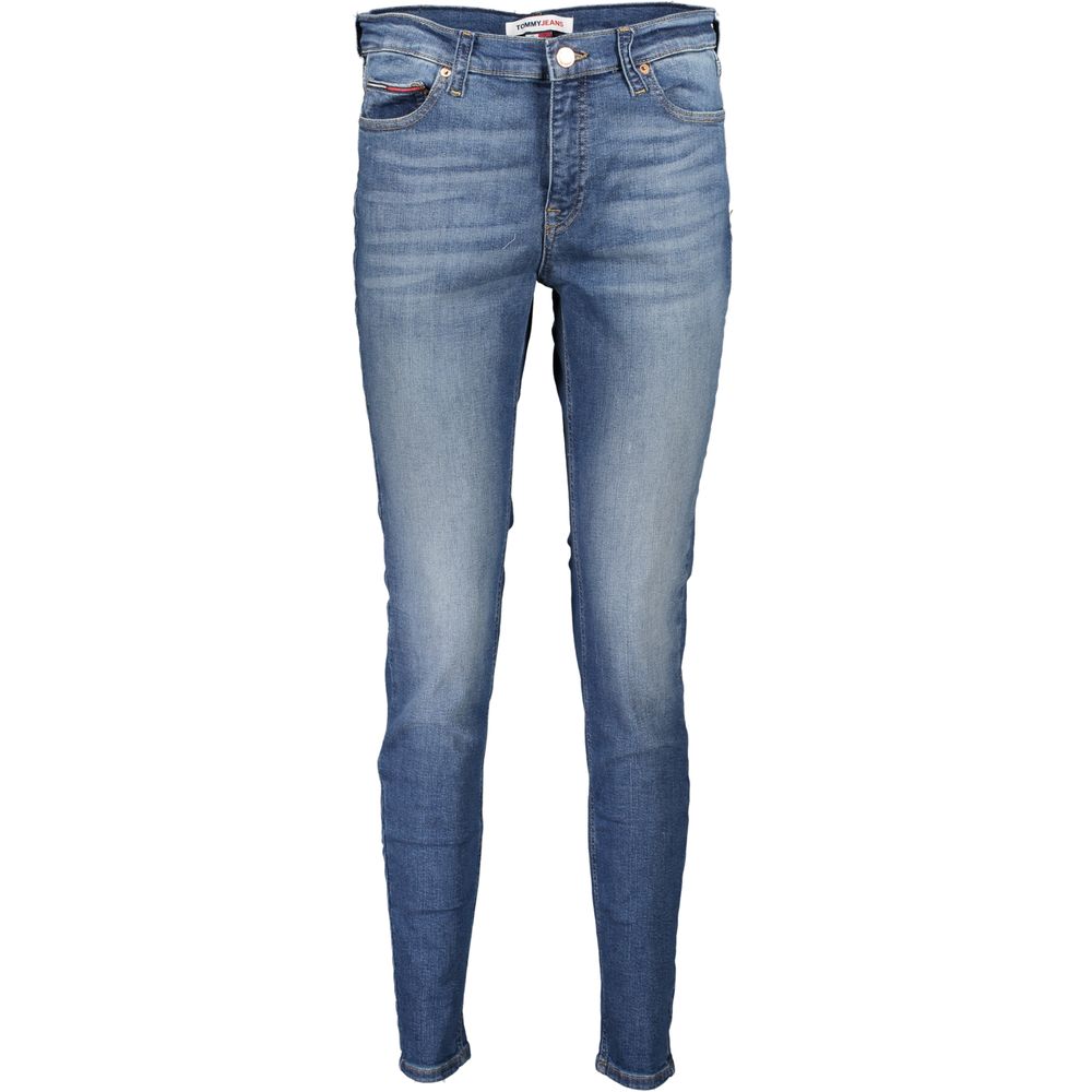 Tommy Hilfiger Dark Blue Cotton Nora Mid Rise Jeans