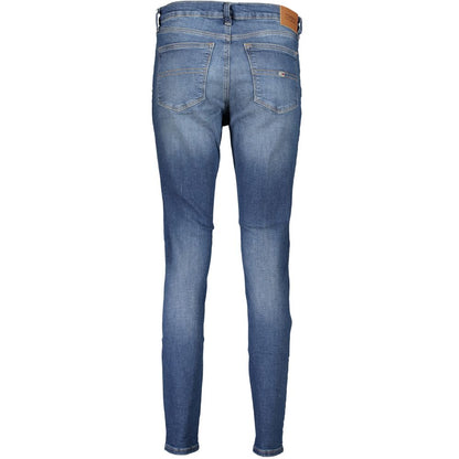 Tommy Hilfiger Dark Blue Cotton Nora Mid Rise Jeans