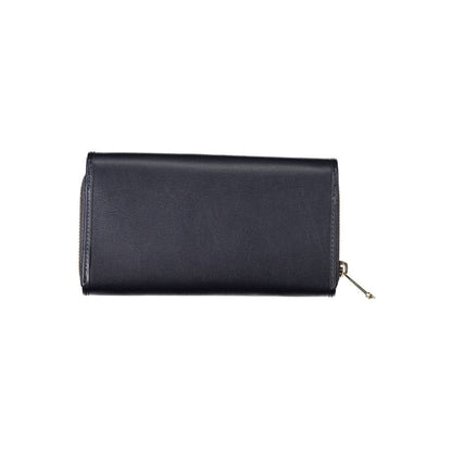 Tommy Hilfiger Blue Polyethylene Leather Effect Women Wallet