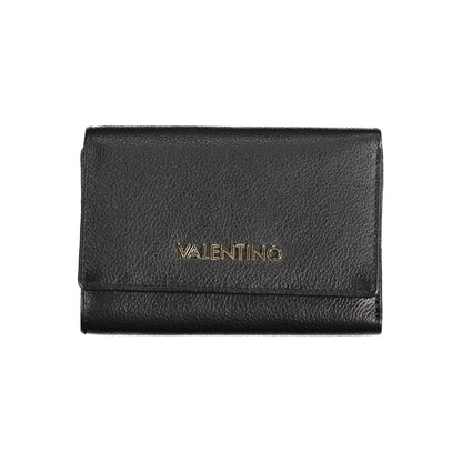 Valentino Bags Black Leather Effect Bi-Fold Wallet
