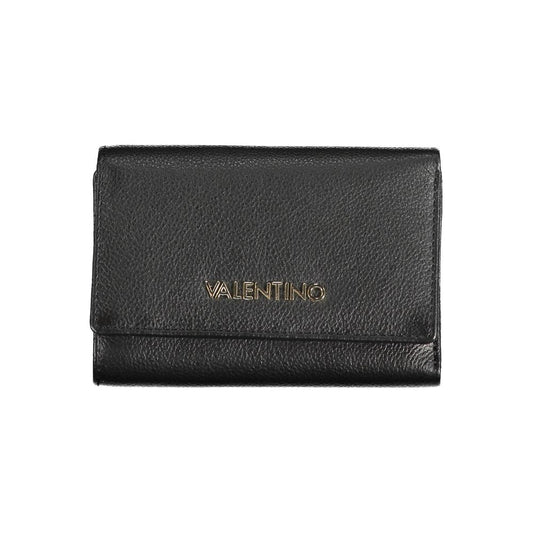 Valentino Bags Black Leather Effect Bi-Fold Wallet