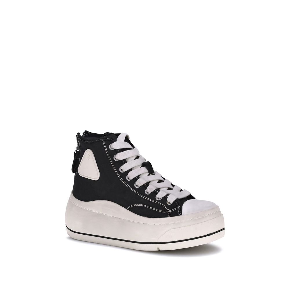 R13 Black High Top Sneakers