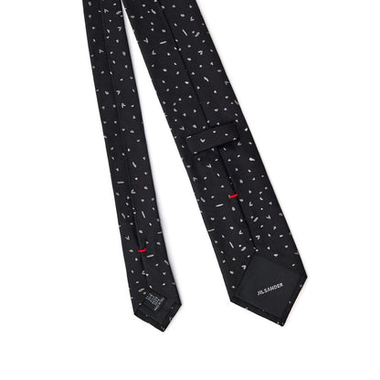 Jil Sander Black Silk Ties & Bowty