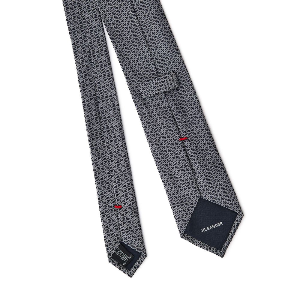 Jil Sander Gray Silk Ties & Bowty
