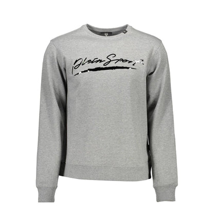 Plein Sport Brown Cotton Men Sweater