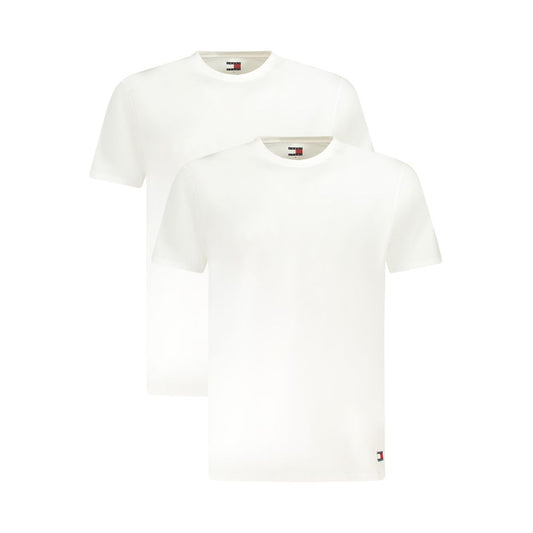 Tommy Hilfiger White Cotton Men Underwear Shirt
