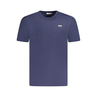T-Shirt by Fila for men in organic cotton blue & print features an on trend silhouette, perfectly showcasing a on trend and crew neckline for an elevated aesthetic.