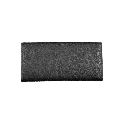 Tommy Hilfiger Black Pebbled Faux Leather Wallet
