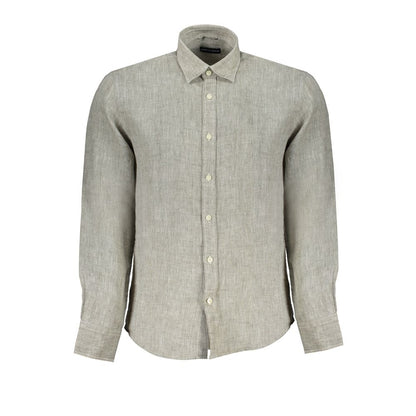 North Sails Grigio Lino Men Shirt