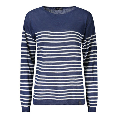 North Sails Blue Cotton Women Sweater
