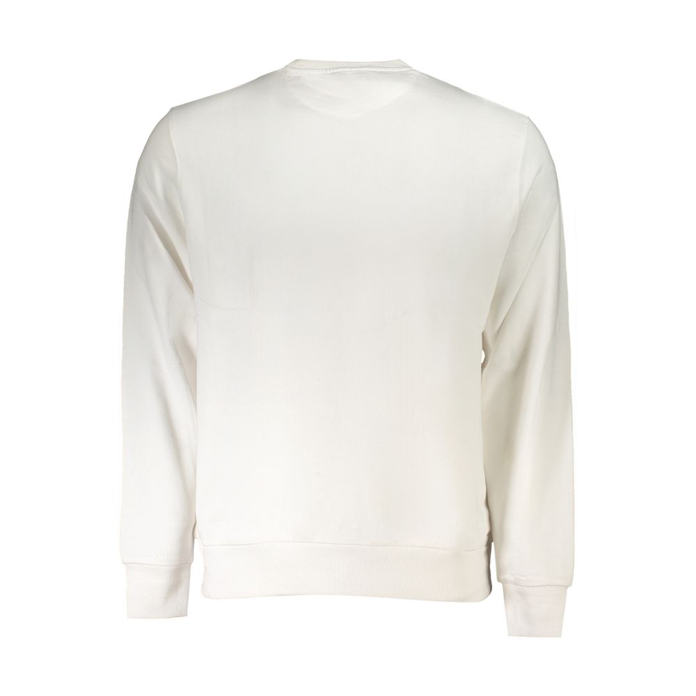 Sweatshirt by North Sails for men in cotton white & print features an provocated silhouette, detailed with a provocated and a refined for a sophisticated aesthetic.