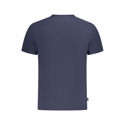 T-Shirt by Timberland for men in cotton blue & print showcases a dramatic silhouette, elegantly detailed with a dramatic crew neckline and for a truly dramatic finish.