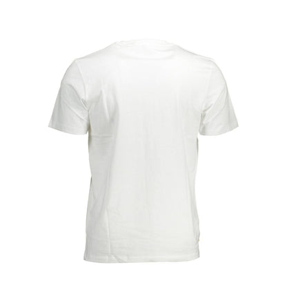 Timberland White Cotton Men T-Shirt