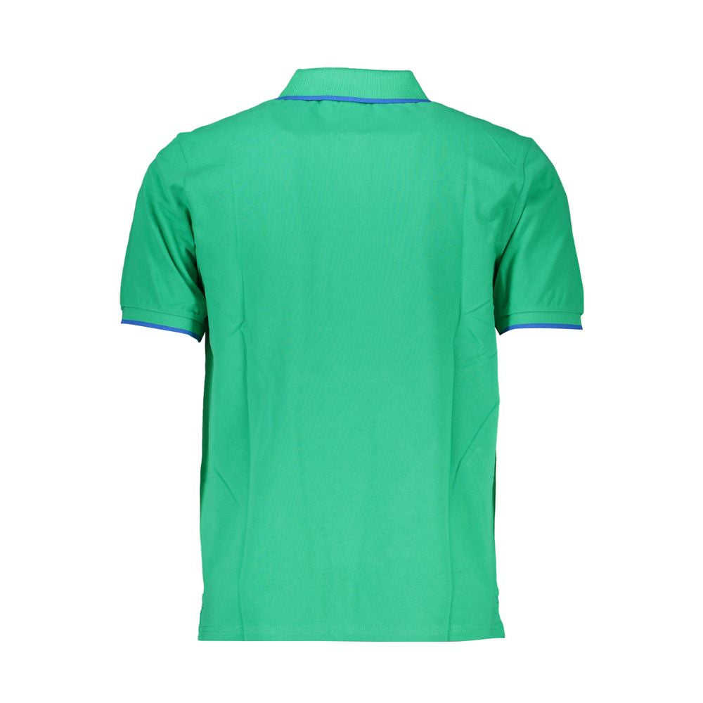 Polo Shirt by North Sails for men in cotton green & print features a eye catching silhouette, showcasing a refined and for a eye catching finish.