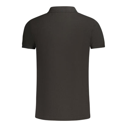Polo Shirt by Fila for men in cotton black presents a distinguished silhouette, showcasing a sophisticated and distinguished for a truly distinguished finish.