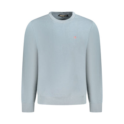 Sweatshirt by Napapijri for men in stretch cotton gray features an enviable silhouette, showcasing a premium long-sleeve and refined crew neckline for a truly enviable finish.