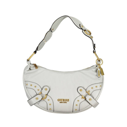 Shoulder Handbag by Guess Jeans for women in polyethylene brown & gray features a exquisite silhouette, showcasing a secure zipper and exquisite external-pockets with versatile shoulder-strap for a exquisite finish.