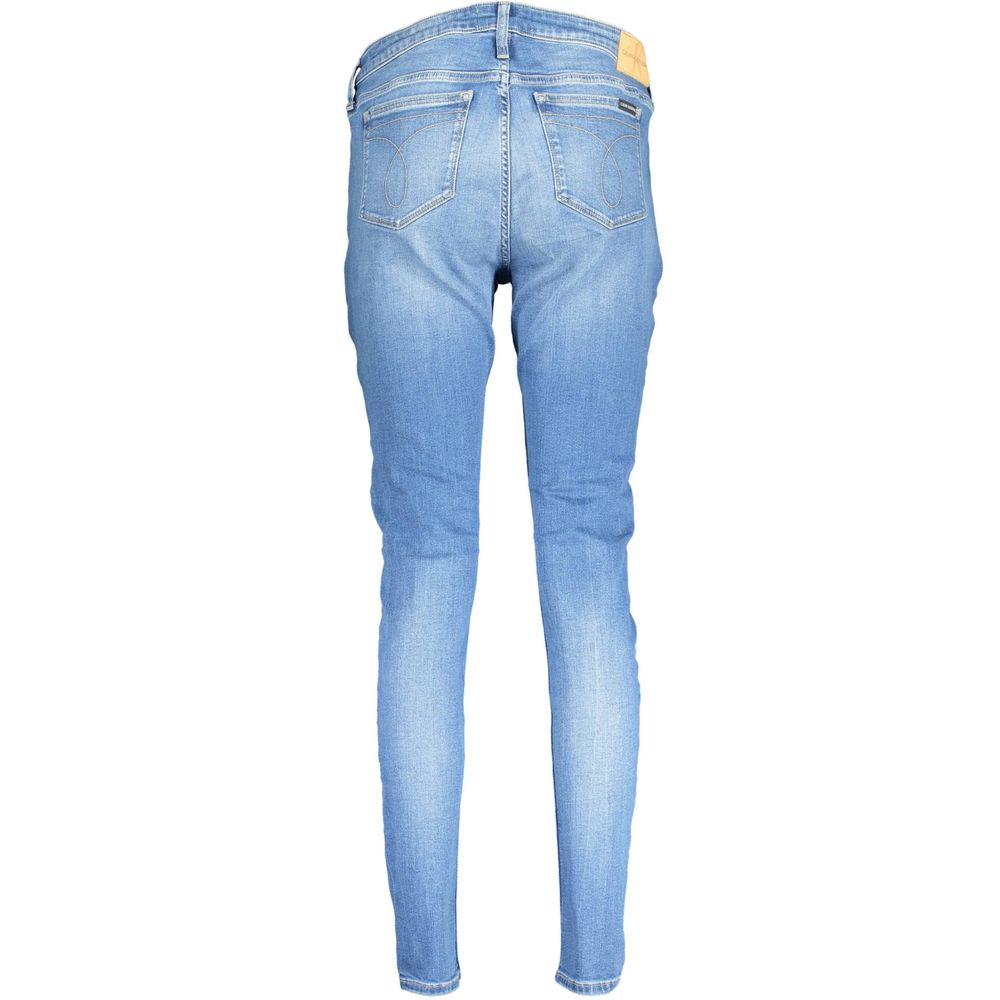 Calvin Klein Blue Cotton Jeans & Pant
