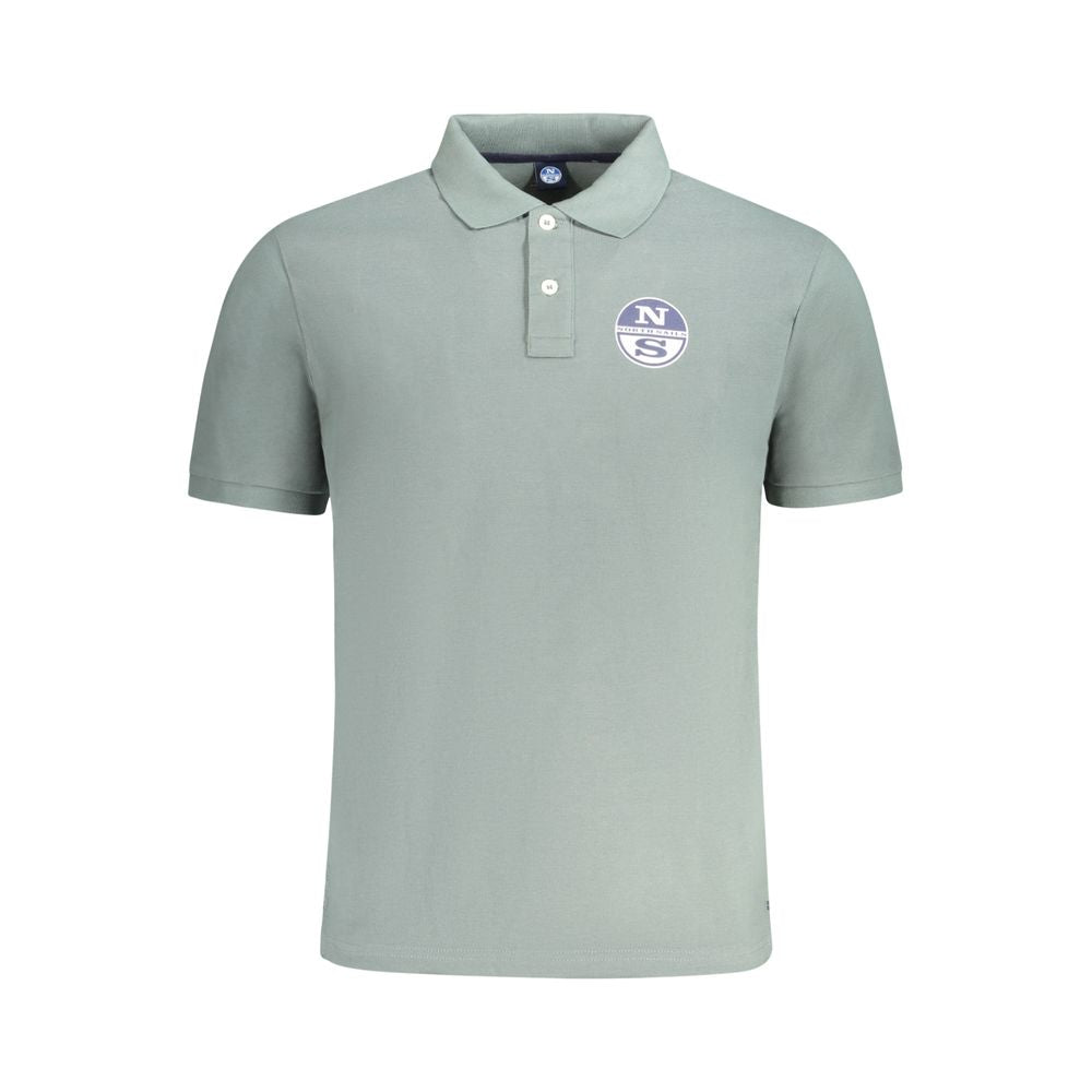 This Polo Shirt by North Sails for men in cotton green & print presents a flawless silhouette, showcasing flawless short-sleeve detailing and a refined for a truly flawless aesthetic.