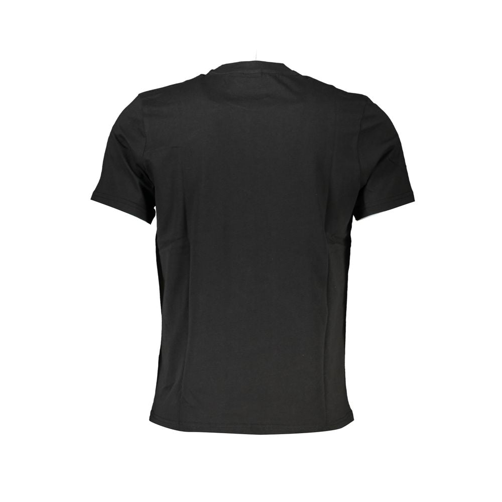 North Sails Black Cotton Men T-Shirt