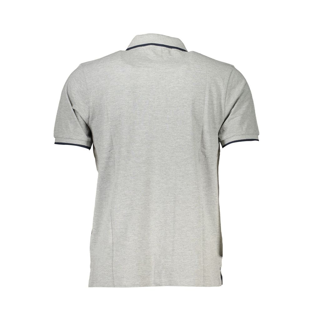 North Sails Brown Cotton Men Polo Shirt