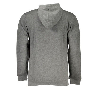 Sergio Tacchini Brown Cotton Men Sweater with Hood