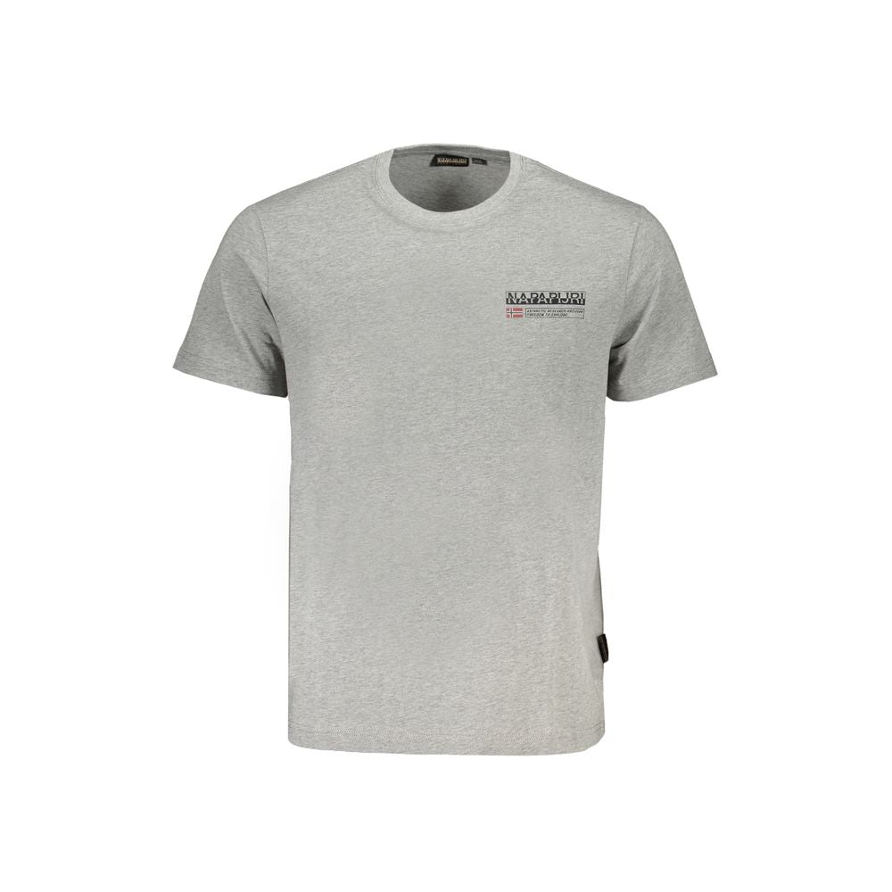 Napapijri Brown Cotton Men T-Shirt