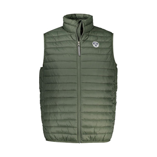 Vest by North Sails for men in polyamide green & signature features an on trend silhouette, showcasing a sophisticated and premium lightweight & pockets for a truly on trend finish.