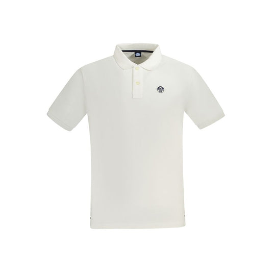 Polo Shirt by North Sails for men in cotton white features a eye catching silhouette, showcasing a refined and short-sleeve for a eye catching finish.