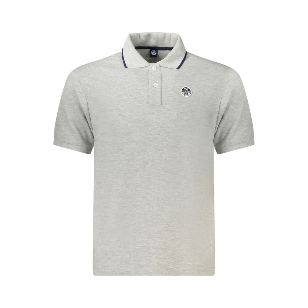 North Sails Brown Cotton Men Polo Shirt