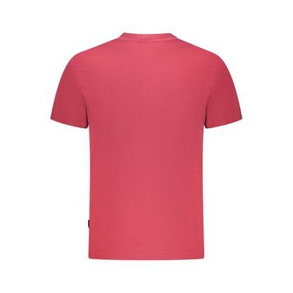 Napapijri Rosso Cotton Men's T-Shirt