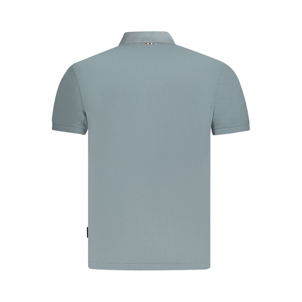 Napapijri Brown Cotton Men Polo Shirt