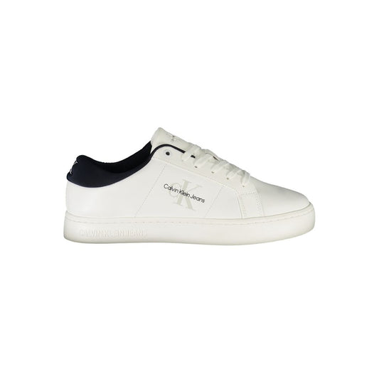 Calvin Klein Bianco Polyurethane Men Sneaker