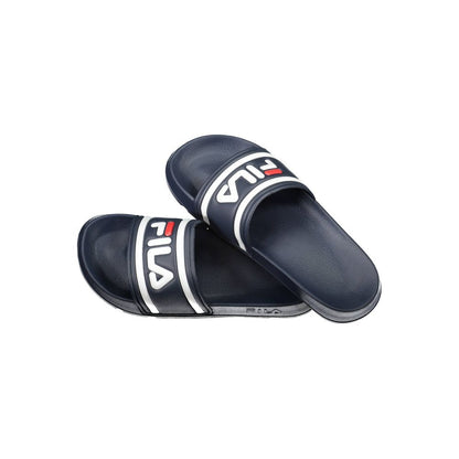 Slider Sandals by Fila for women in polyethylene blue features an statuesque Women's Polyethylene Slider Sandals silhouette with a refined and elegant .