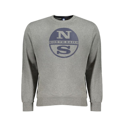 North Sails Brown Cotton Men Sweater