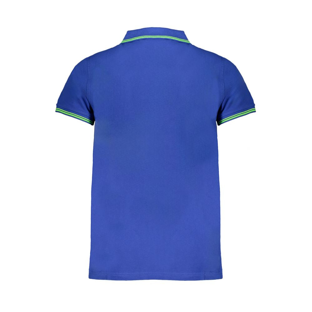 Polo Shirt by Norway 1963 for men in cotton blue presents a sleek silhouette, featuring a refined and for a sleek finish.