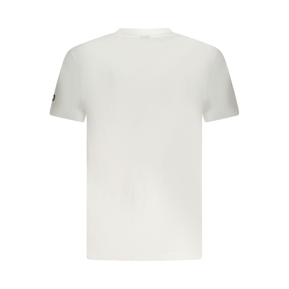 T-Shirt by Armata Di Mare for men in cotton white & print features a plush silhouette, showcasing a sophisticated and for a truly plush finish.