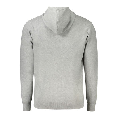 Hooded Cardigan by Norway 1963 for men in gray, brown & signature features a nuanced silhouette with a refined and nuanced detailing for a sophisticated look.