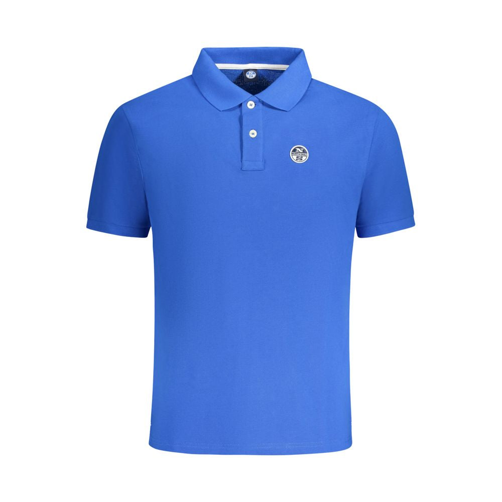 Polo Shirt by North Sails for men in cotton blue showcases a enviable silhouette, featuring a refined and short-sleeve for a enviable finish.