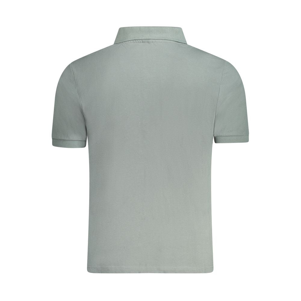 Polo Shirt by North Sails for men in cotton green presents a sleek silhouette, featuring a refined and for a sleek finish.