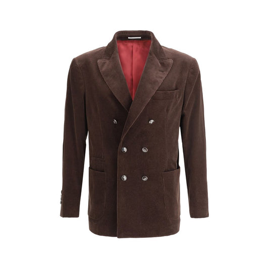 Brunello Cucinelli Velvet Blazer Jacket