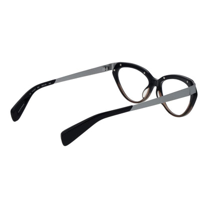 Yohji Yamamoto Black Unisex Sunglasses