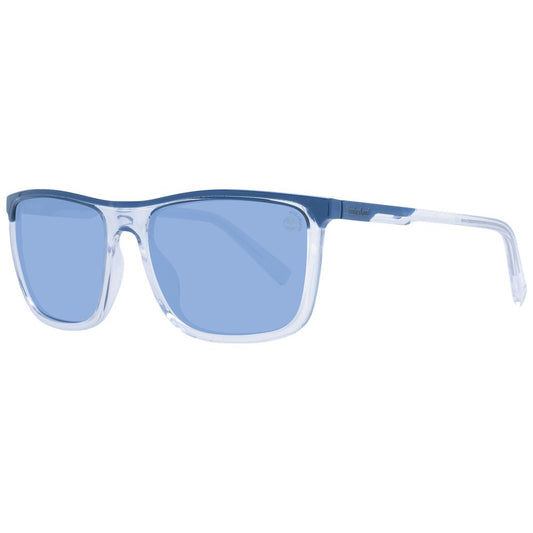 Sunglasses by Timberland for men in plastic and white presents a sumptuous silhouette, featuring white coloured frame and full-rim square frame design with polarized category-2-medium-tint lens for a sumptuous look.