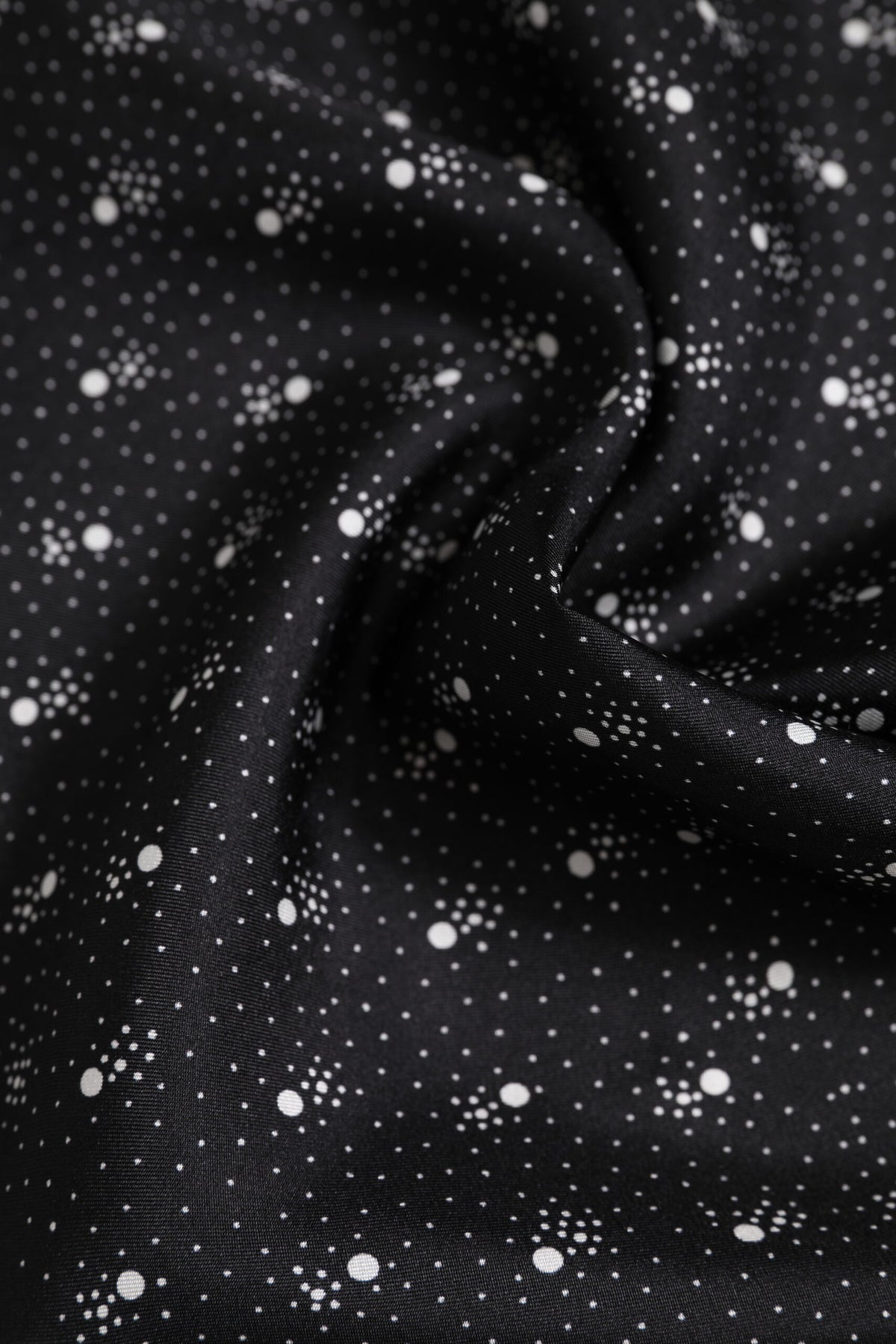 Dolce & Gabbana Silk Foulard Square Scarf - Black White