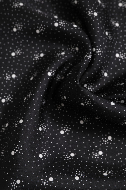 Dolce & Gabbana Silk Foulard Square Scarf - Black White