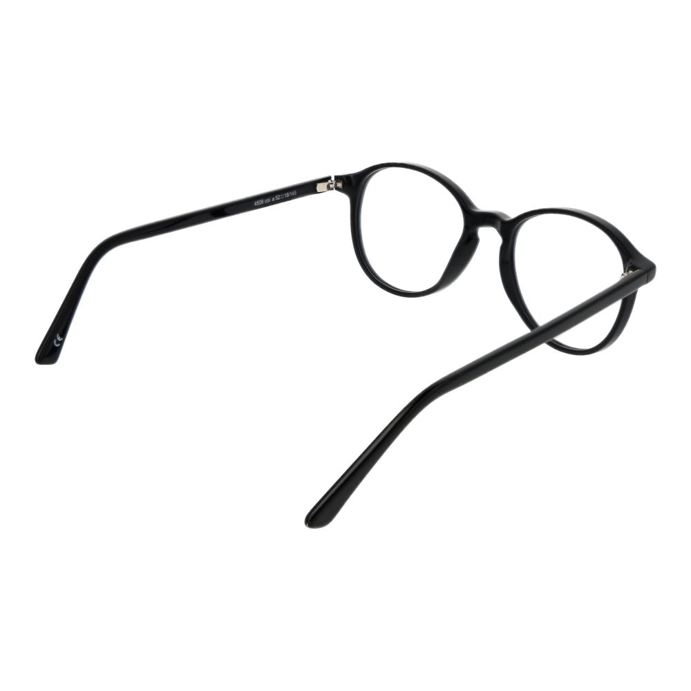 Eyeglasses Frames by Andy Wolf for unisex in acetate black features a refined silhouette, showcasing a refined black coloured frame and full-frame frame design for a sophisticated, premium look.