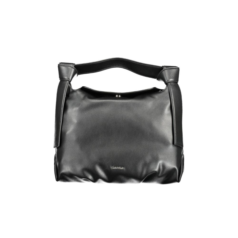 Calvin Klein Black Leather Effect Handbag