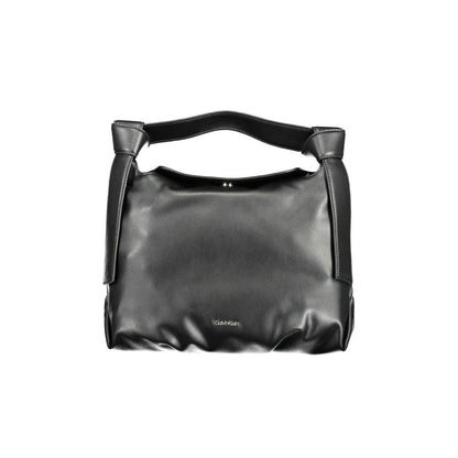 Calvin Klein Black Leather Effect Handbag