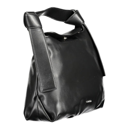 Calvin Klein Black Leather Effect Handbag